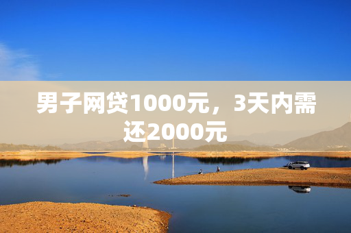 男子网贷1000元，3天内需还2000元